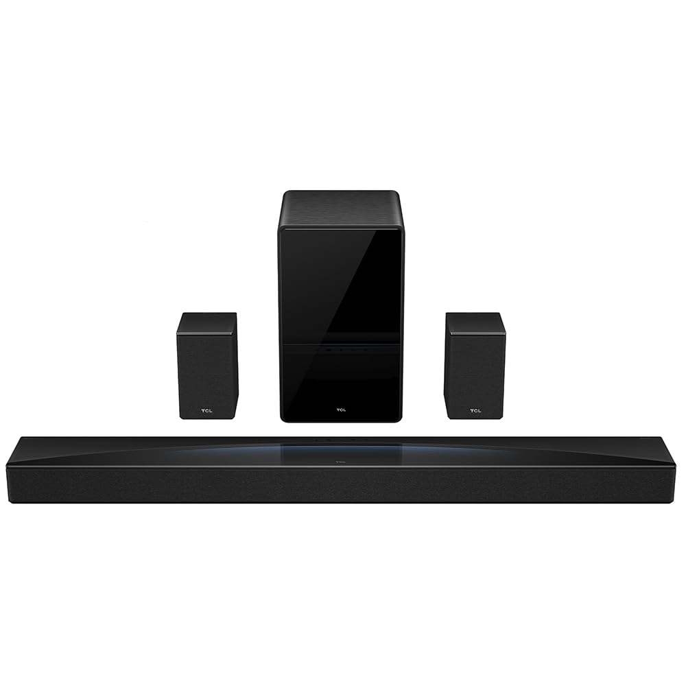 Soundbar TCL com Subwoofer sem fio Bluetooth 7.1.4 Canais 860W RMS